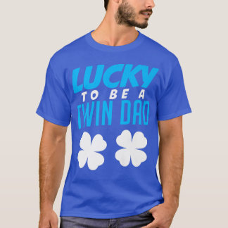 T-shirt Heureux D'Être Un Père Twin Designs Pour La Grosse