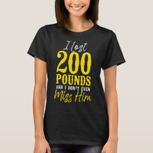 T-shirt Heureux Divorce Party J'ai perdu 200 livres et je 