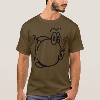 T-shirt heureux et drôle Puffer