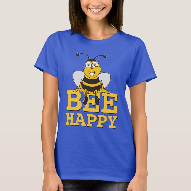 T-shirt Heureux gaffez l'abeille (Devant)