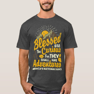 T-shirt Heureux les Curieux Parcs Nationaux