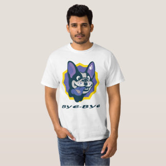 T-shirt heureux pour chien Bye-Bye Bull