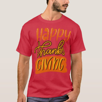 T-shirt heureux remerciement