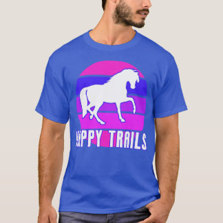 T-SHIRT HEUREUX TRAILS CHEVAL BLANC