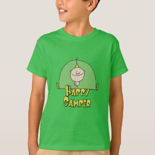 T-shirt Heureux type de camping-car