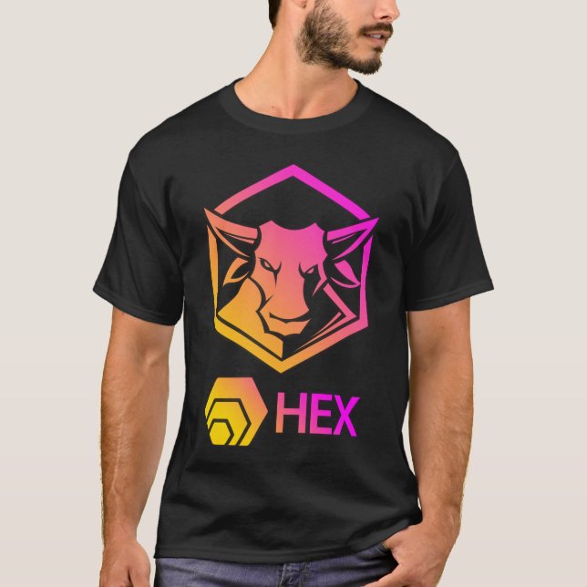 T-shirt HEX Crypto Hexican Bull (Devant)