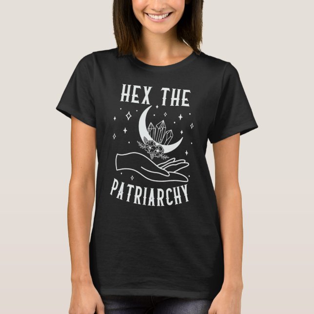 T-shirt Hex The Patriarchy Feminist Tarot Witch Feminism (Devant)