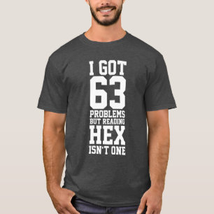 T-shirt Hexadécimal drôle
