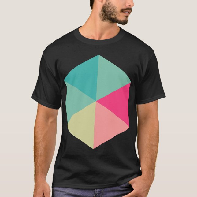 T-shirt Hexagone couleur 02 (Devant)