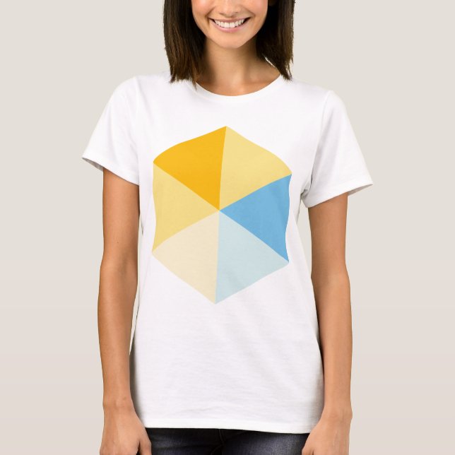 T-shirt Hexagone couleur 03 (Devant)