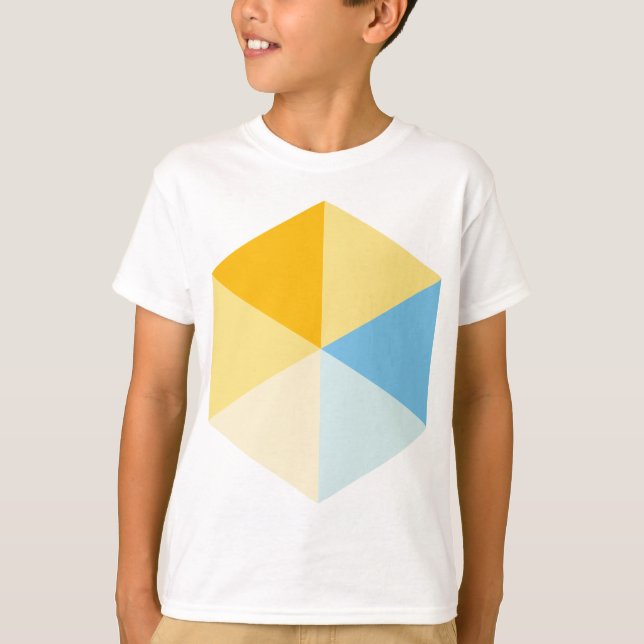 T-shirt Hexagone couleur 03 (Devant)