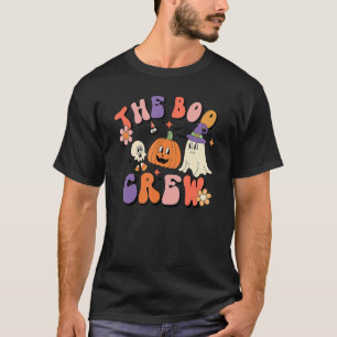 T-shirt Hey Boo Citrouille Boo Crew Halloween Boo Hallowee