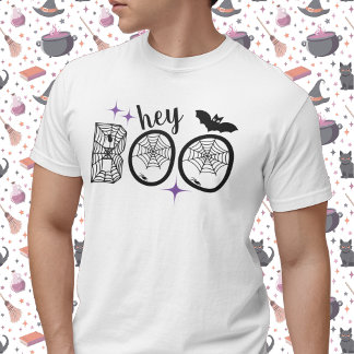 T-shirt Hey & Bye Boo Halloween Bat et Web