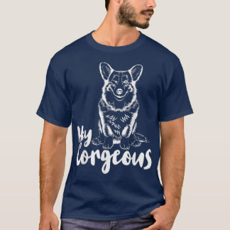 T-shirt Hey Corgeous, Cadeaux Corgi Pour Hommes, Propriéta