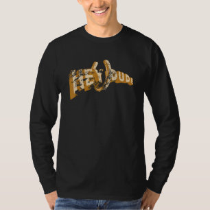 T-shirt Hey Dude Horseshoe
