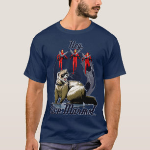 T-shirt Hey Nice Marmot T
