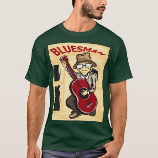 T-shirt Hey Obtenez Ce Détail Unique Dire Blues Man Desi