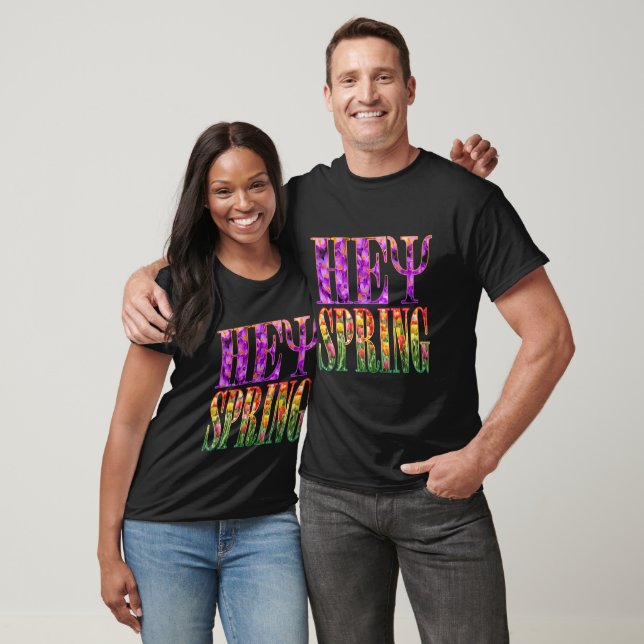 T-shirt hey spring (Unisexe)