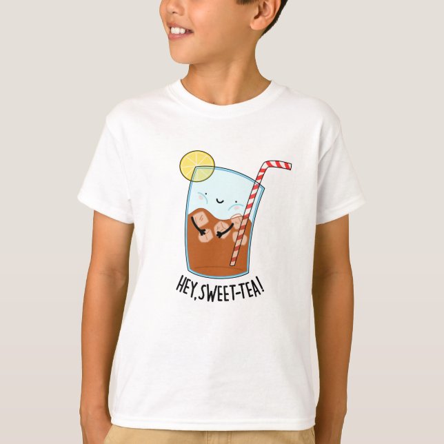 T-shirt Hey Swee Tea Funny Swee Thé Pun (Devant)