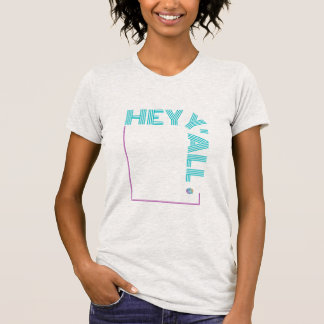 T-shirt "Hey Y'all" Grey