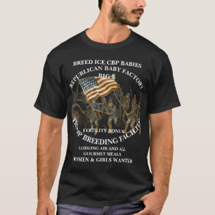 T-shirt HHS CBP Trump Iran Guerre Chien Bombardement Crime