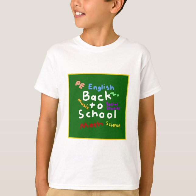 T-shirt HI54EDU Retour à l'école (Devant)