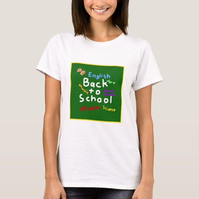 T-shirt HI54EDU Retour à l'école (Devant)