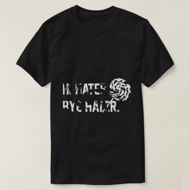 T-SHIRT HI HATER BYE HATER (Design devant)