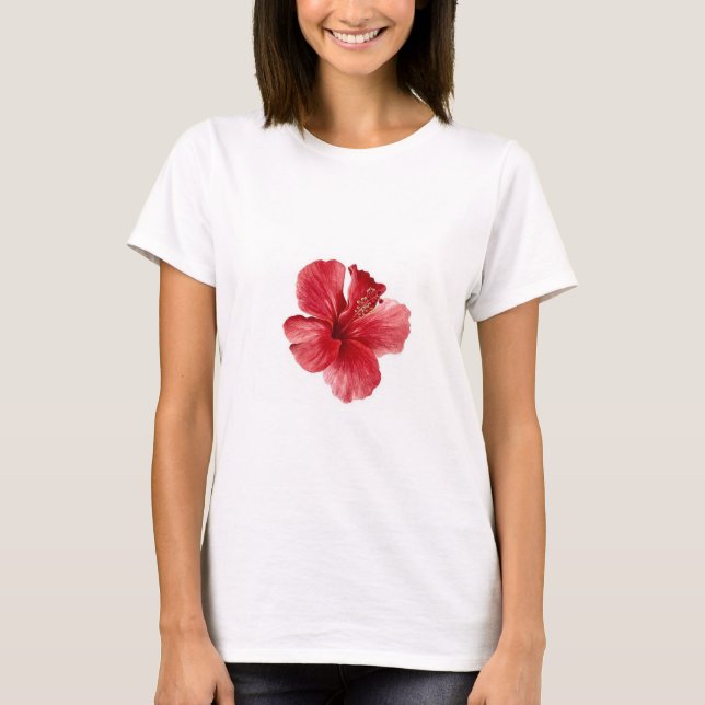 t-shirt hibiscus (Devant)