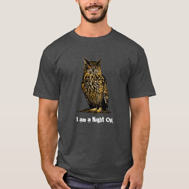 T-shirt hibou aigle (Devant)