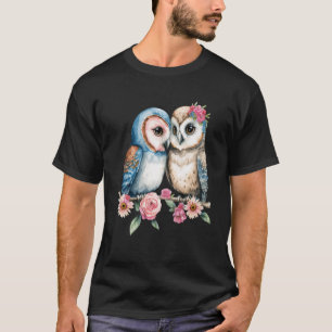 T-shirt Hibou de la mythologie de la forêt