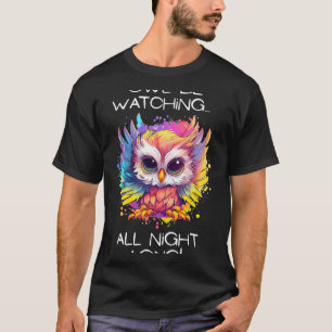 T-shirt Hibou regarde toute la nuit Pyjama Parties 2Boys G