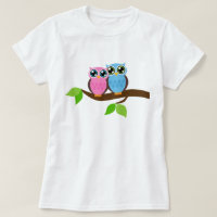 Hiboux romantiques doux