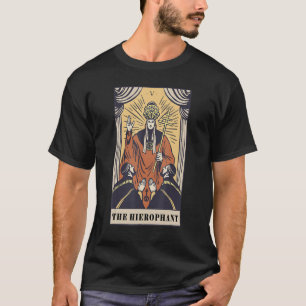 T-shirt Hierophant Gothic Tarot Card Magic Fortune Tel