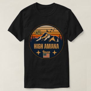 T-shirt High Amana, Iowa Ia, États-Unis