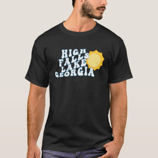 T-shirt High Falls Lake Georgia GA Retro Family Vacation S