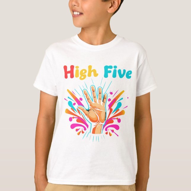 T-shirt High Five Vibes (Devant)