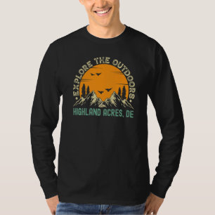 T-shirt Highland Acres, Delaware - Découvrez le plein air