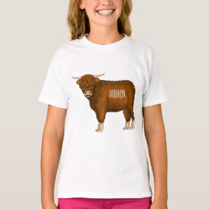 T-shirt Highland cow