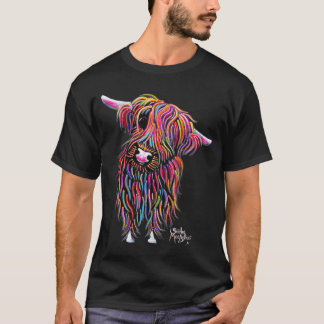 T-shirt HiGHLaND CoW PRiNT ANiMaL PRiNT ' BoLLY '
