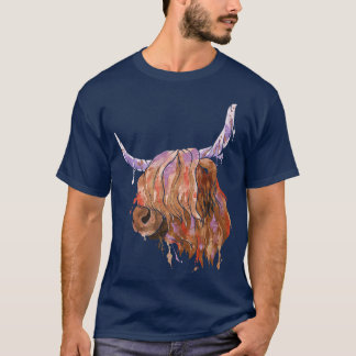 T-shirt Highland Cow Scottish Farmer