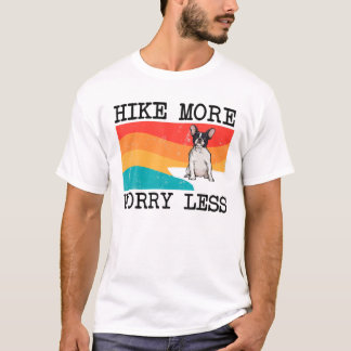 T-shirt Hike More Worry Less French Bulldog