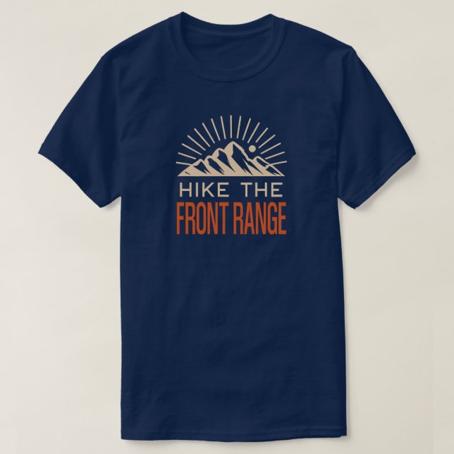 T-shirt Hike The Front Range Sunburst (Design devant)