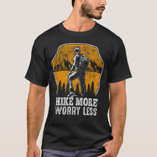 T-shirt Hiker Adventure Lover Outdoors Camping Mountain Hi