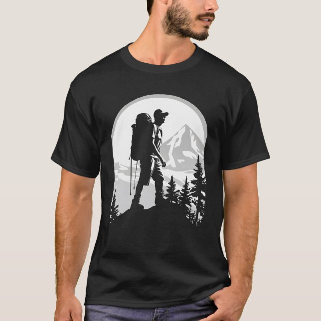 T-shirt Hiking adventure (Devant)