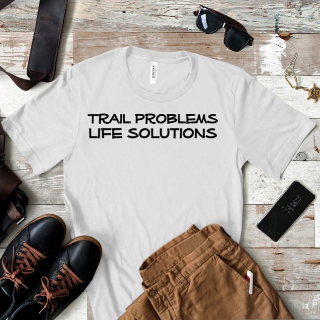 T-shirt Hiking camping humor black (Créateur téléchargé)