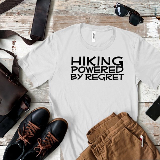 T-shirt Hiking camping humor black (Créateur téléchargé)