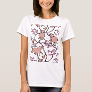 T-shirt Hilarié motif chinois porc année Choisir la couleu