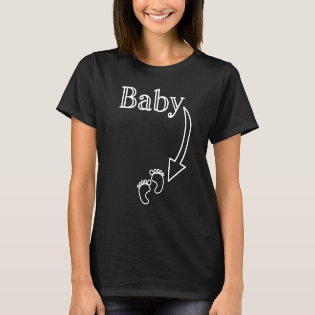 T-shirt Hilarious Attente Parents Sarcasme Baby Maman Anno (Devant)