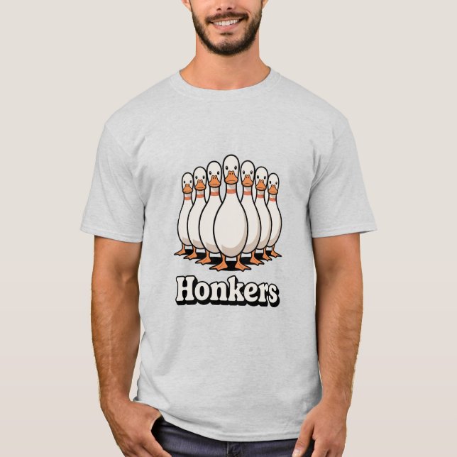T-shirt Hilarious Honkers Geese Funny Goose Meme (Devant)
